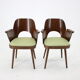 1960s set of four Oswald Haerdtl dining chairs, Czechoslovakia