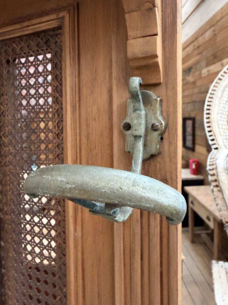Large mahogany entrance wardrobe