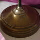 Lampe tulipe articulée art nouveau laiton