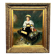 Portrait of a flower girl in a beautiful baguette frame.