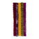 Vintage Hand-Knotted Tulu Runner Rug in Red, Purple, Yellow, Green and Magenta, 100% Mohair Wool