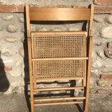 Folding cannage chair