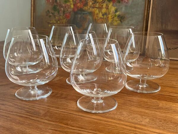 Verres à cognac cristal St Louis