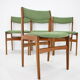 1960s Danish Teak Dining Chairs, Set of 4