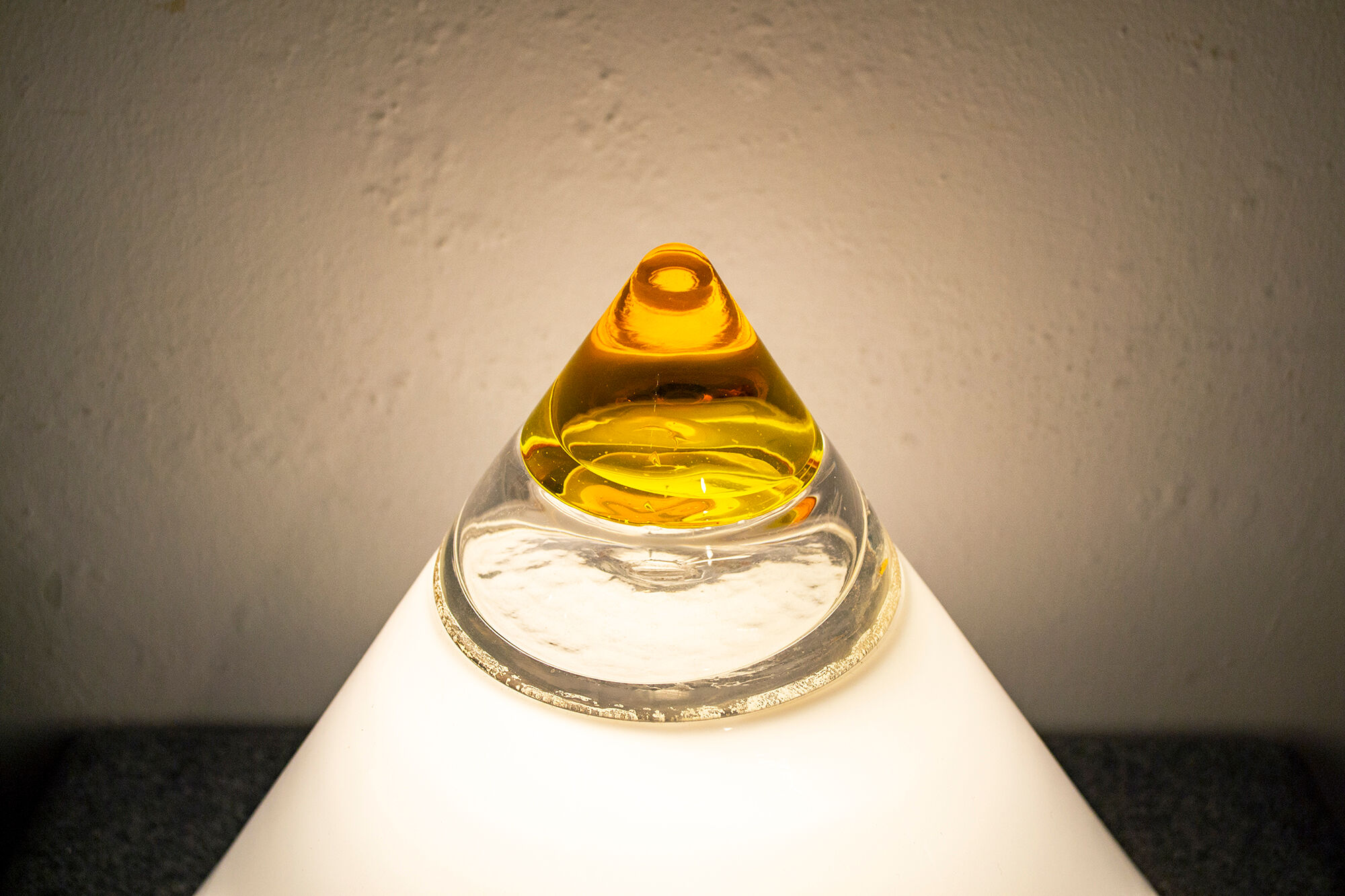 Murano table lamp 'Rio' by Giusto Toso for Leucos Italy 1977