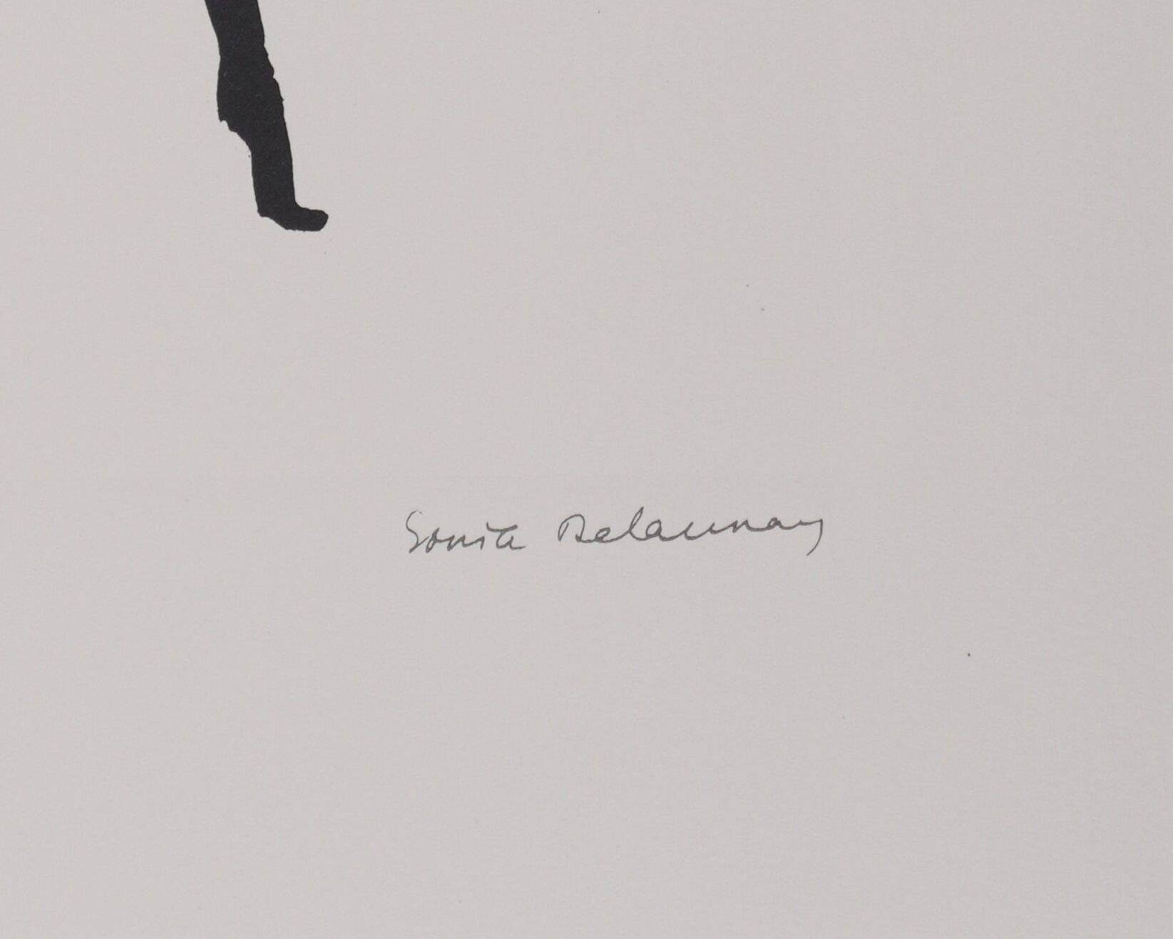 Sonia Delaunay: Carnival, signed lithograph