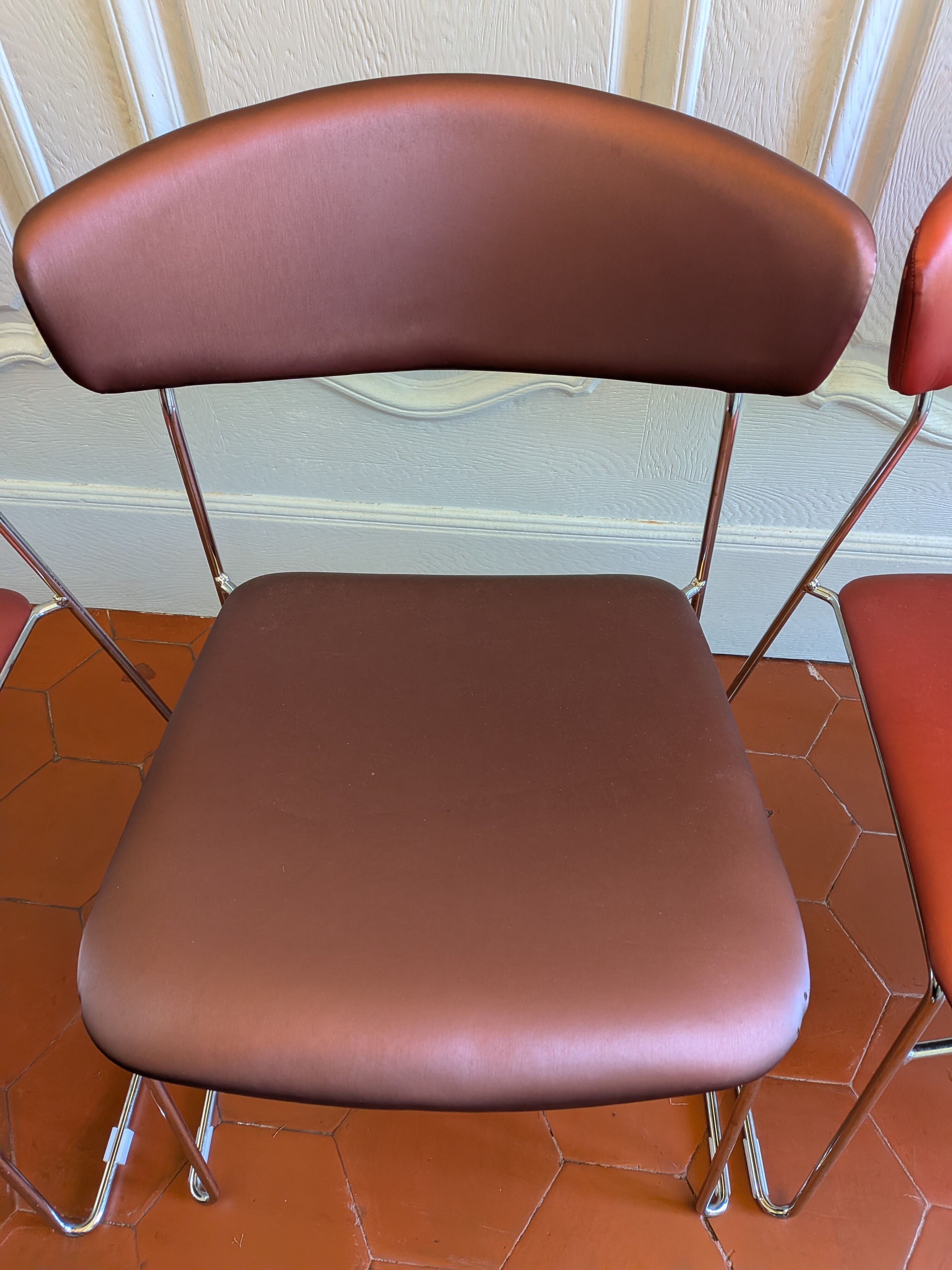 Lot de 4 chaises Wolfgang par Fornasari