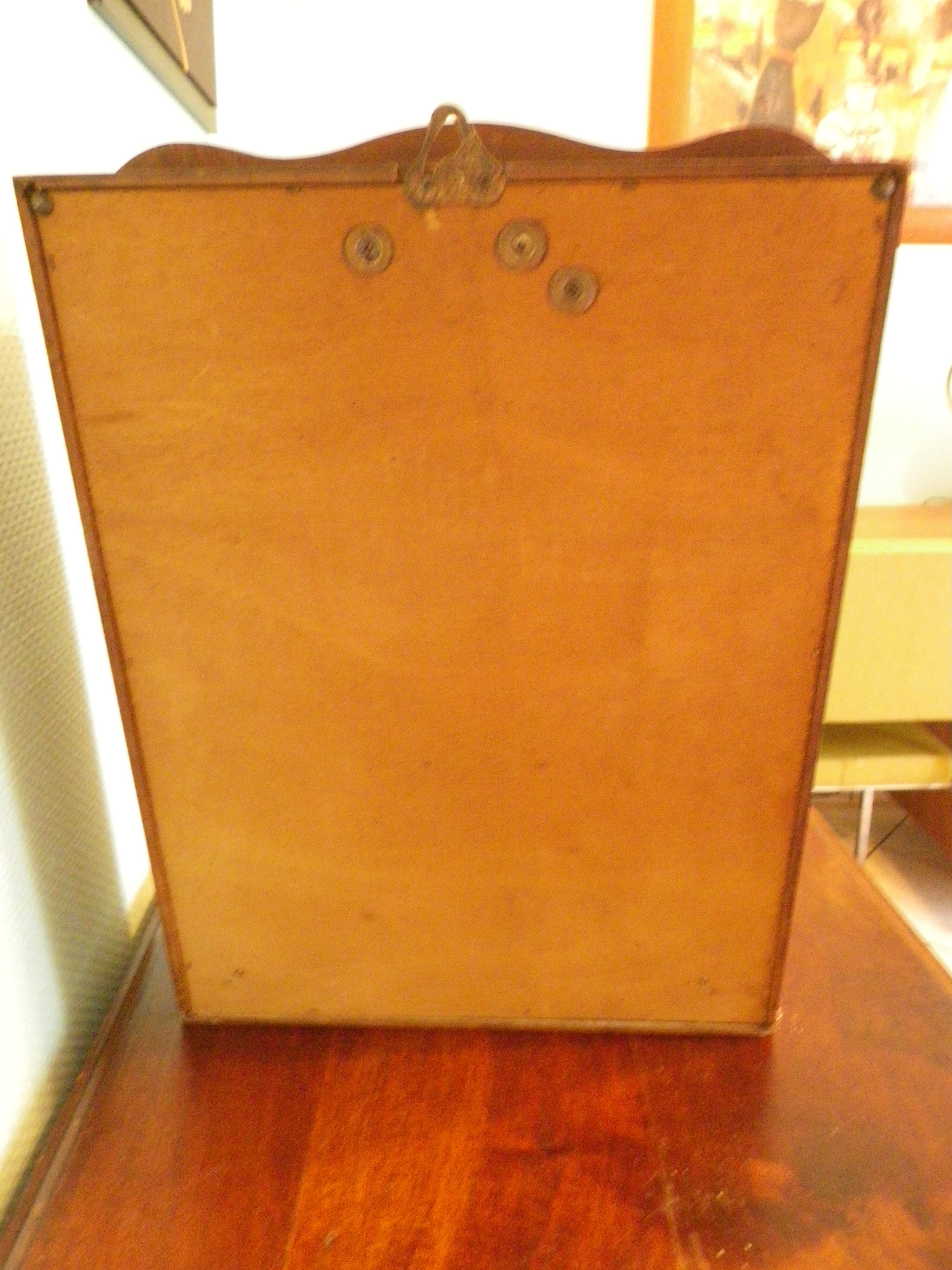 Horloge pendule dite "faux carillon" marque Morbier France, années 70