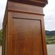 Large antique wardrobe in solid walnut