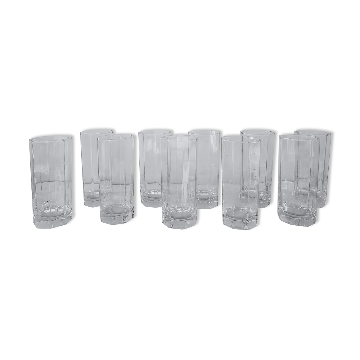 10 verres Octime 1980