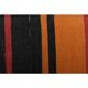 1970s Vintage Turkish Oushak Handmade Wool Cotton Orange Runner Rug 57x445