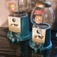 Distributor duo big 37cm and 28cm green metal and gold works in free