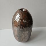 Ceramic vase Signed monogram IN (Signature to be identified)
