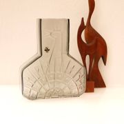 Mid-century Scandinavian modern art glass vase by Wiktor Berndt for Flygsfors, Sweden