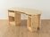 Bureau en bois massif des années 1980