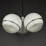 Large Italian globe pendant lamp by Gino Sarfatti, 1960s.