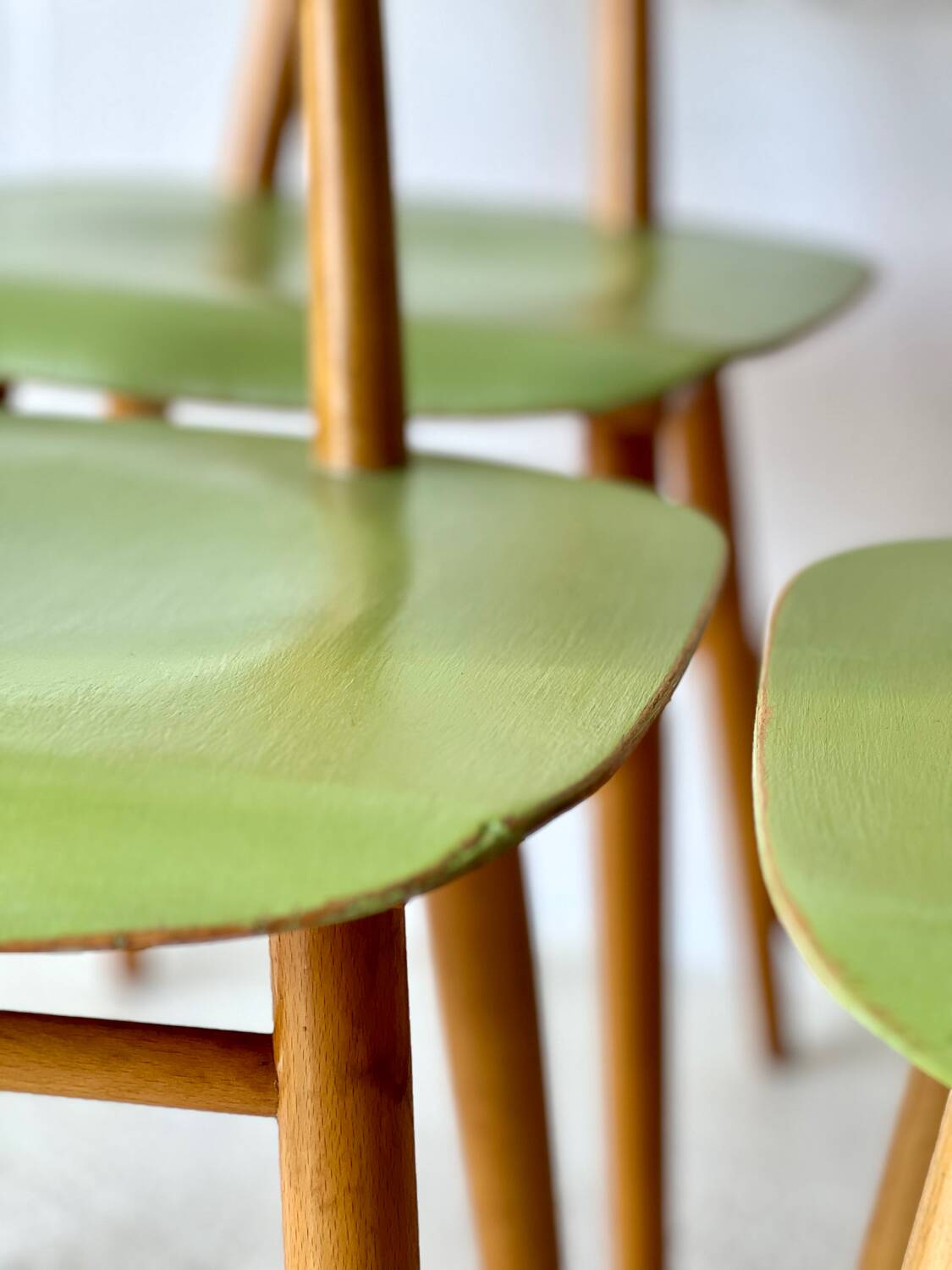 Chaises de bistro Ton, ensemble de 4
