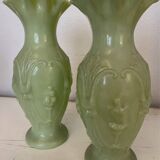 Vases en verre vintage