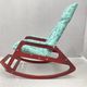 Wooden rocking chair by ÚLUV, mid-century modern, 1970s, Czechoslovakia