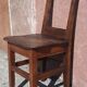 Lorraine chair in wood, 18th century.