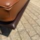 Knoll barcelona daybed mies van der rohe in cognac venezia leather, as new