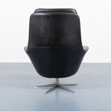 Danish Vintage Swivel Lounge Chair by Henry W. Klein