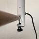 Periscopio clamp table lamp from the Italian space age mid-century by Danilo & Corrado Aroldi for Stilnovo, 1960s.