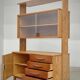 High sideboard, wooden display cabinet by Frantisek Jirak – 1960