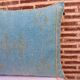 Handmade Moroccan silk cushion cover, cactus pattern