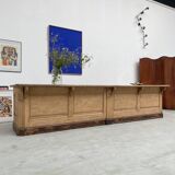 Comptoir chêne et pin XXL 350cm