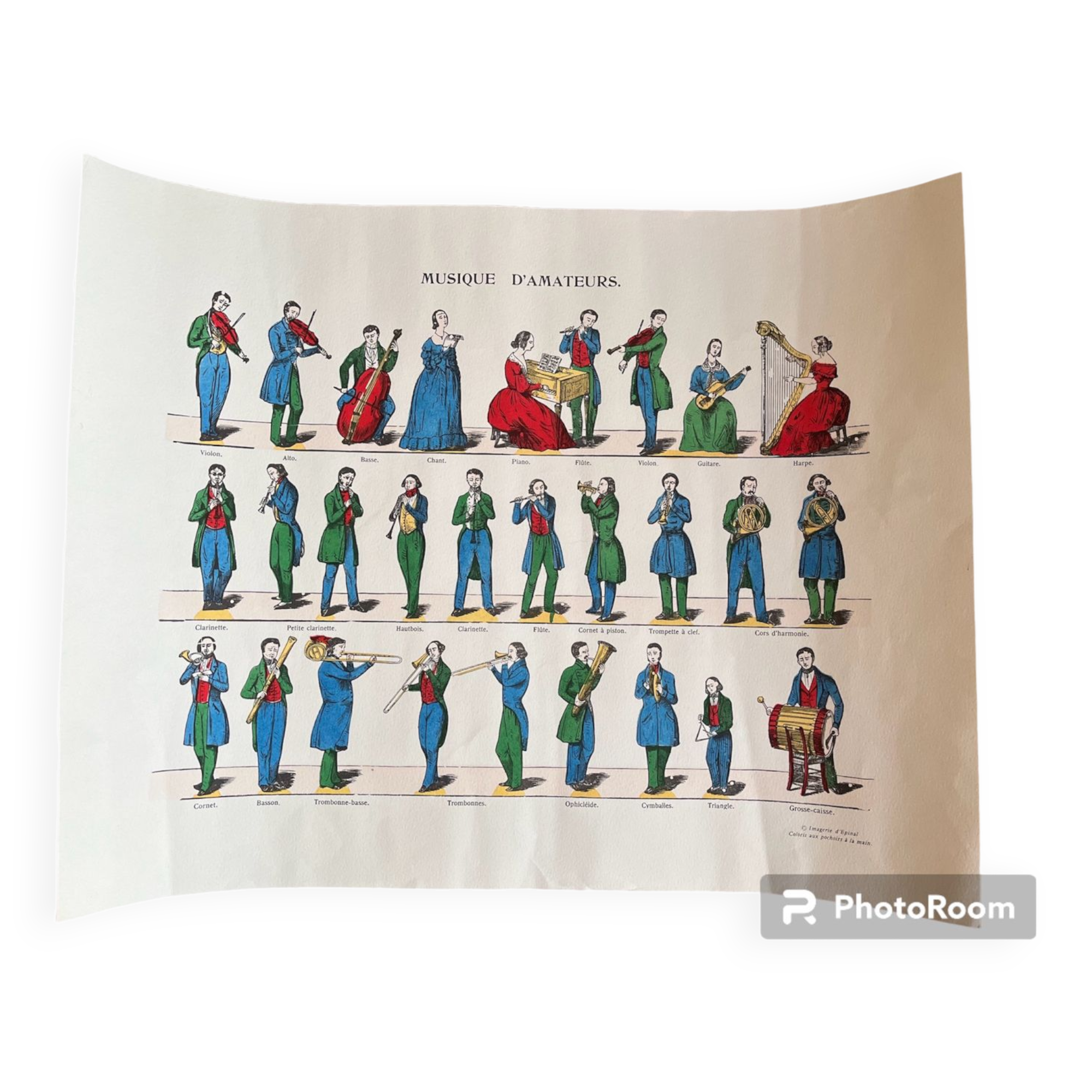 Epinal imagery engraving