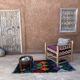 Moroccan carpet azilal colorful - 78 x 180 cm