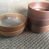Set de 5 assiettes en grès