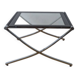 Chrome coffee table from the 1970s.