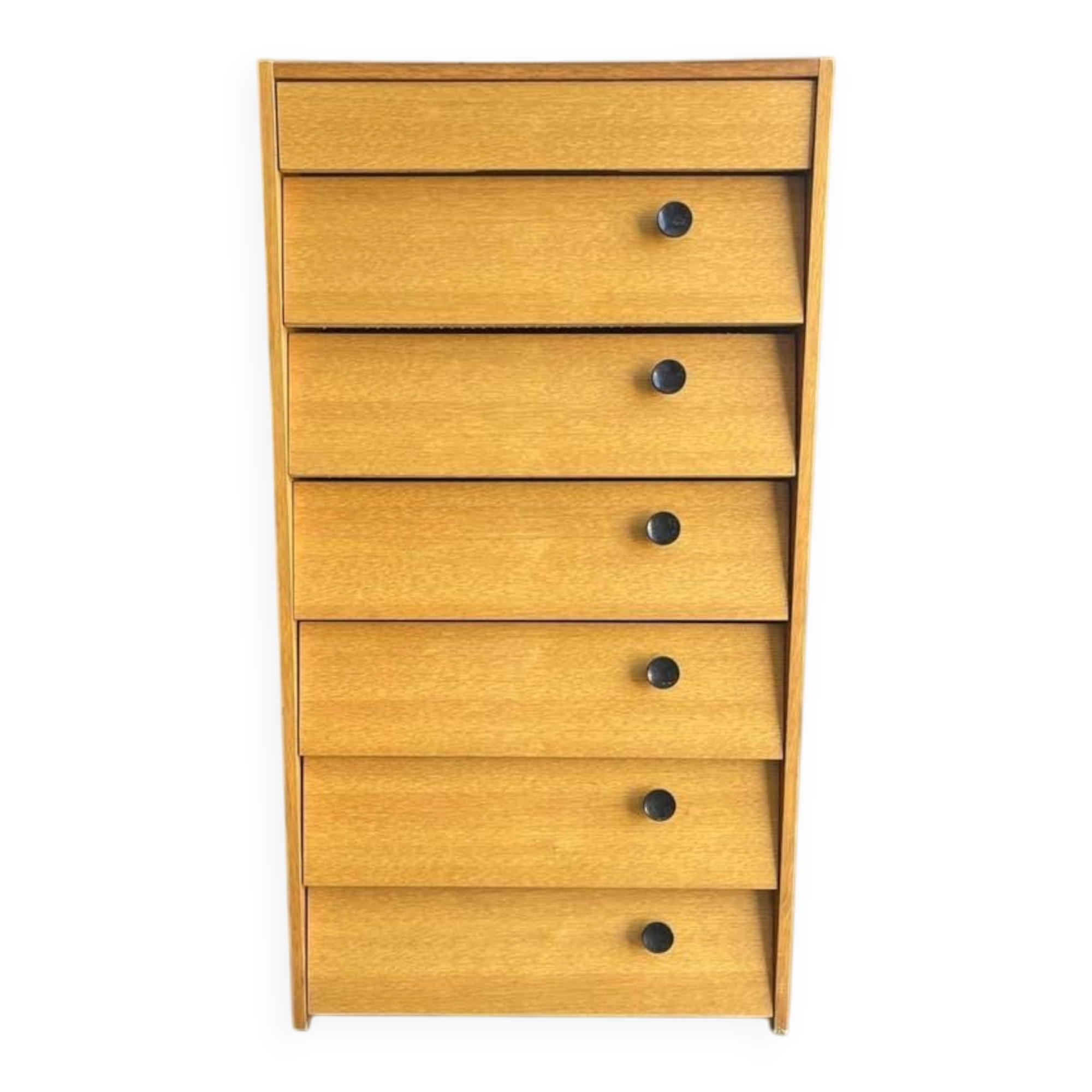 Vintage wooden shoe cabinet / drop-leaf cabinet