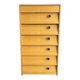 Vintage wooden shoe cabinet / drop-leaf cabinet