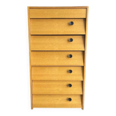 Vintage wooden shoe cabinet / drop-leaf cabinet