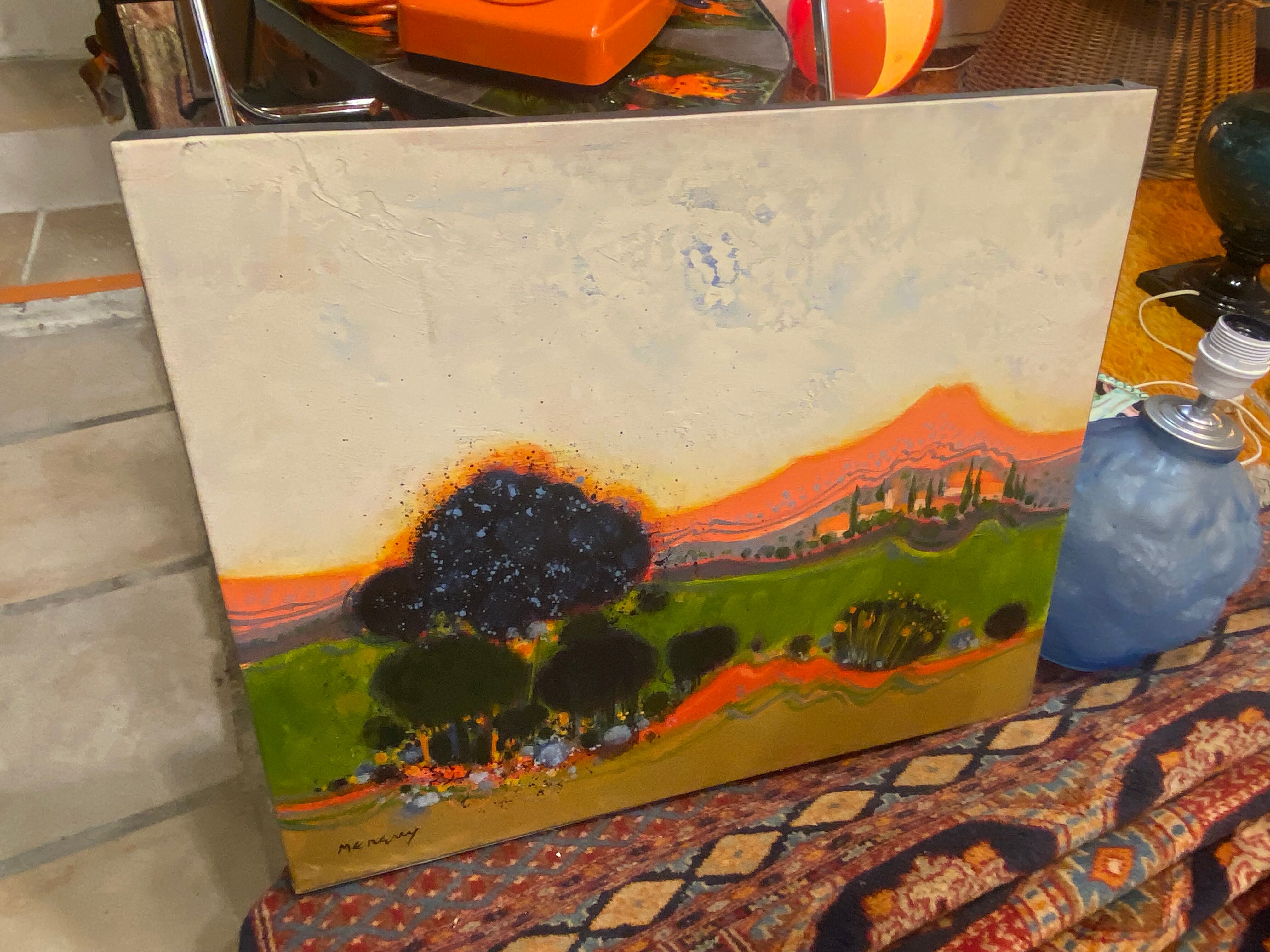 Menguy landscape painting