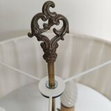 Lampe bouillotte en laiton doré style Empire 3 feux