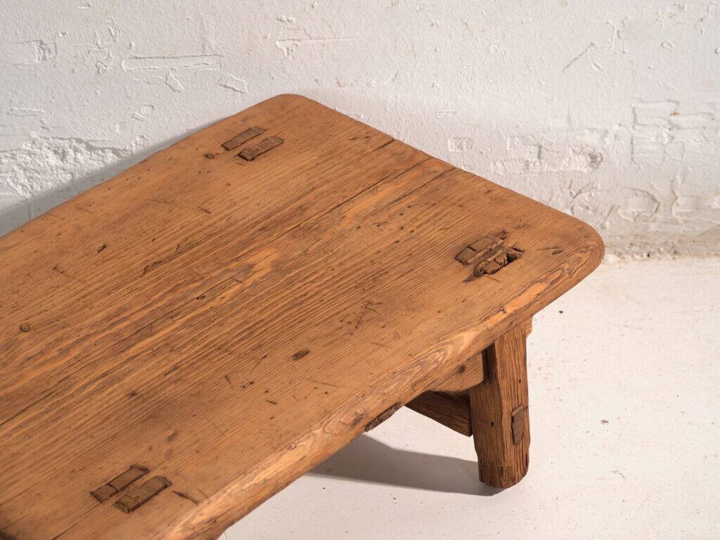 Antique pine coffee table – China, circa 1890