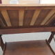 Drawing table wood and vintage metal
