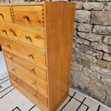 Comode en pin 1980 tenon mortaise