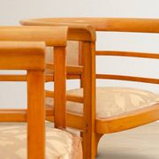 Bentwood armchairs Josef Hoffmann style wood 1920s Europe