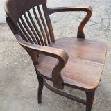 American armchair solid oak