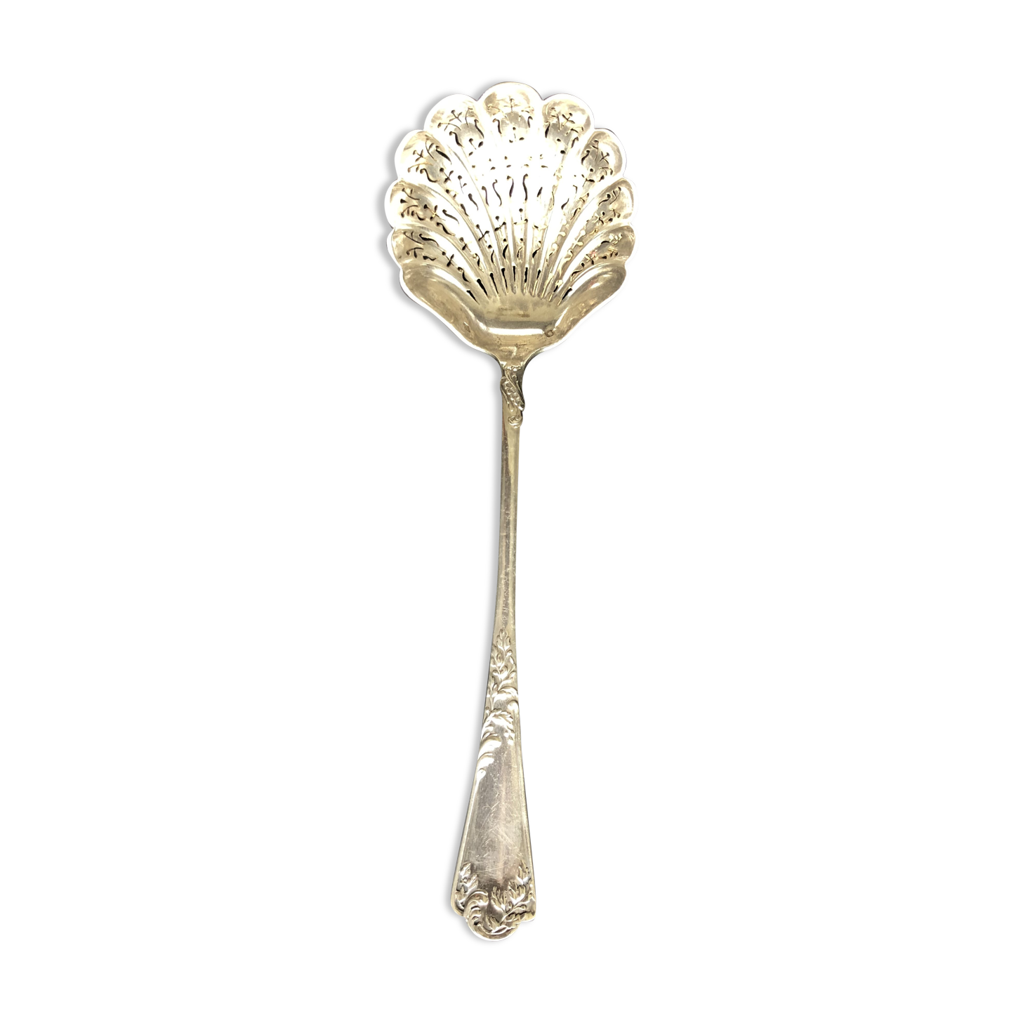 Silver sprinkling spoon