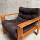 Paire de fauteuils en pin, Suède 1970-1980