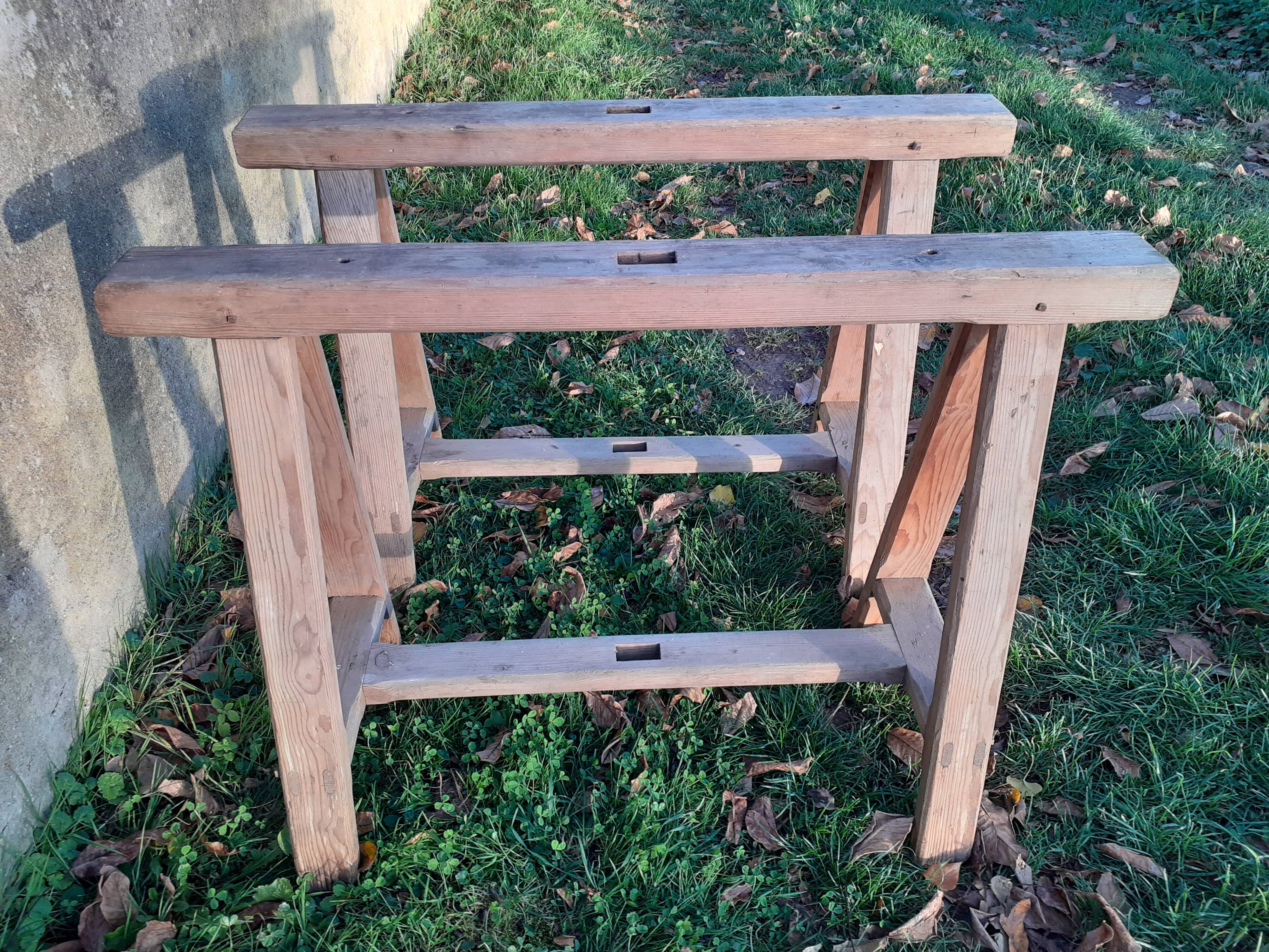 Vintage trestle desk