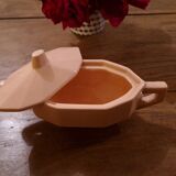 Longwy ceramic pink coffee tea set