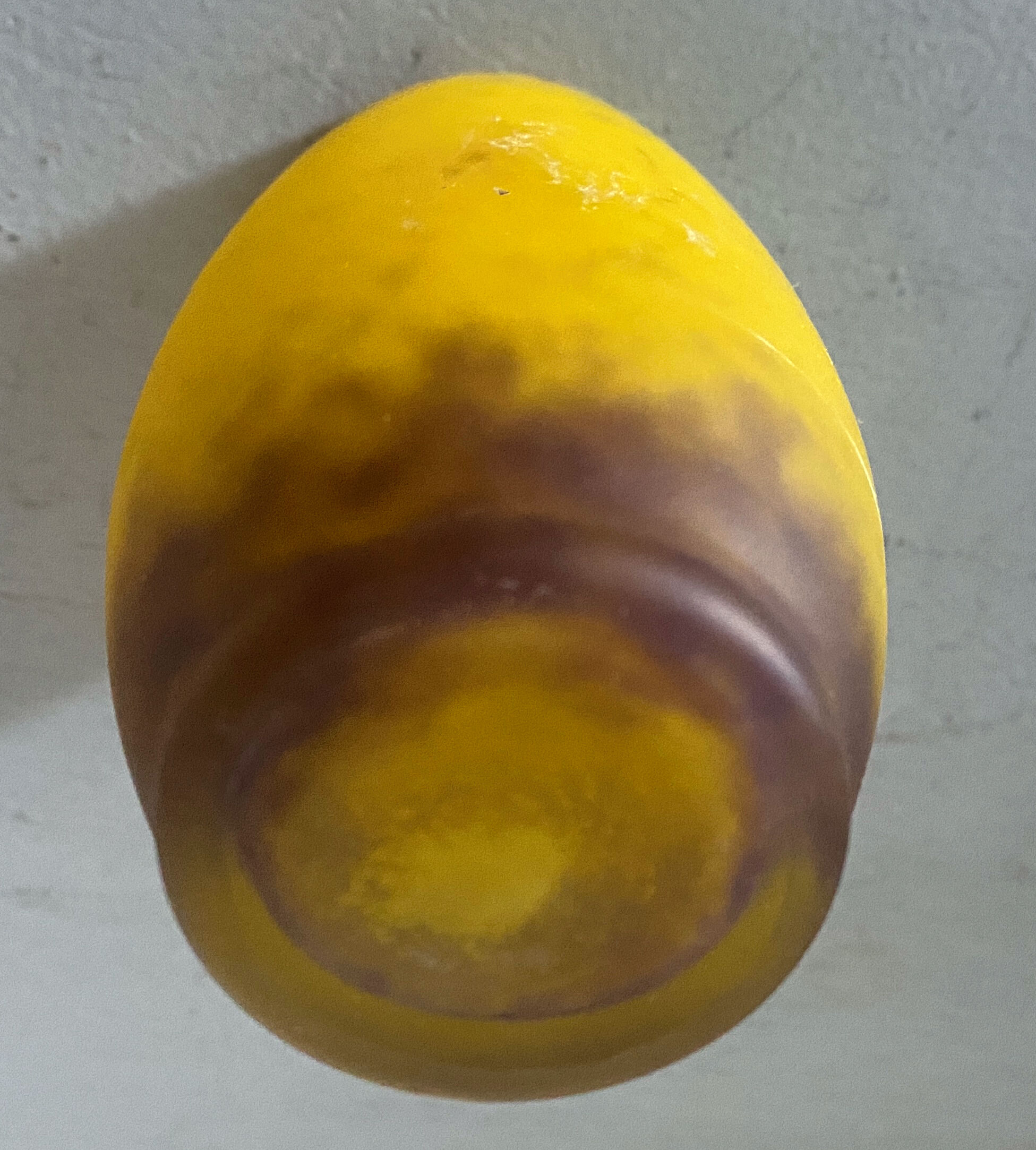 Vase in glass paste by Delatte