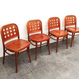 Serie 4 chaises bistrot